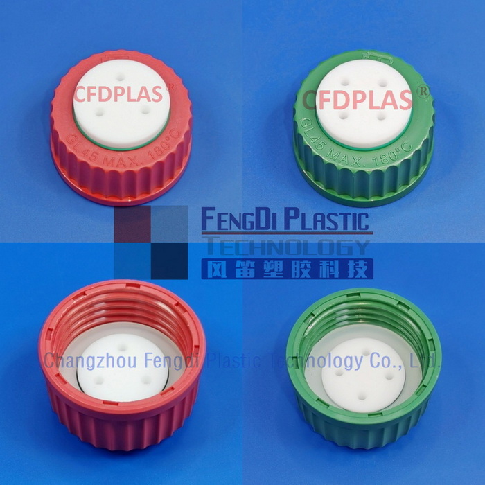 Hplc_mobile_phase_bottle_pbt_caps_gl45_3-4-ported_green_red_color_cfdpplas_05