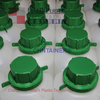 Botella de muestra cuadrada con tapón verde de 750 ml para análisis de combustible búnker