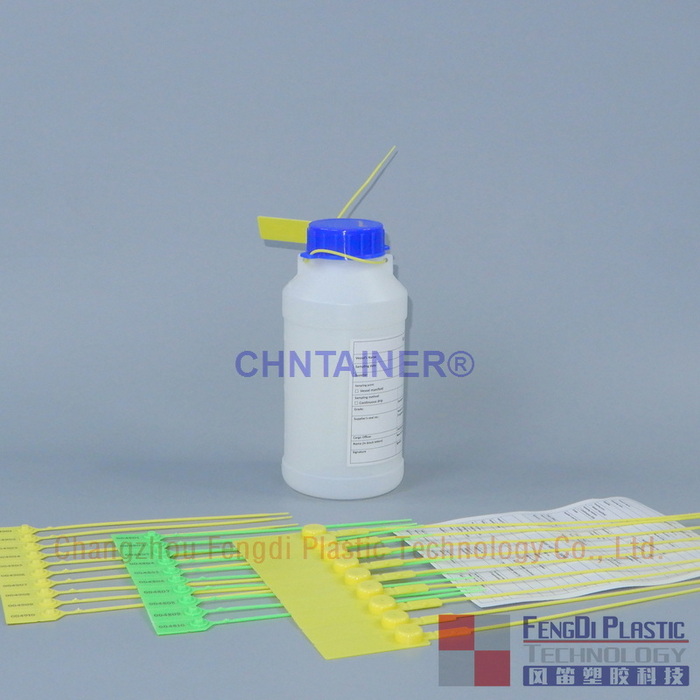 Botellas de muestreo de HDPE natural de 34 oz