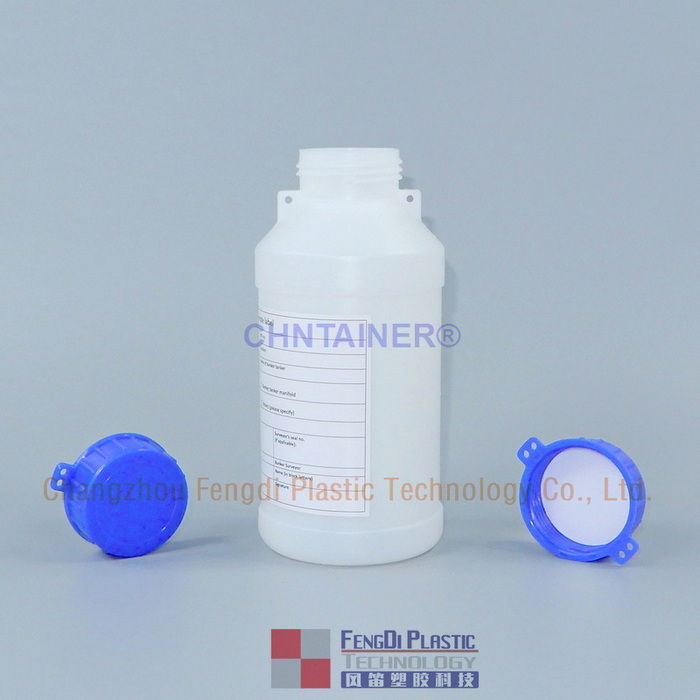 Botellas de muestreo de HDPE natural de 34 oz