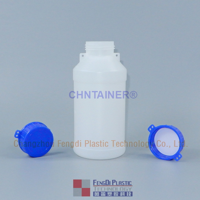 Botellas de muestreo de HDPE natural de 34 oz